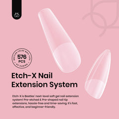Beetles Gel Nail Tips size chart with 12 options for perfect fit.