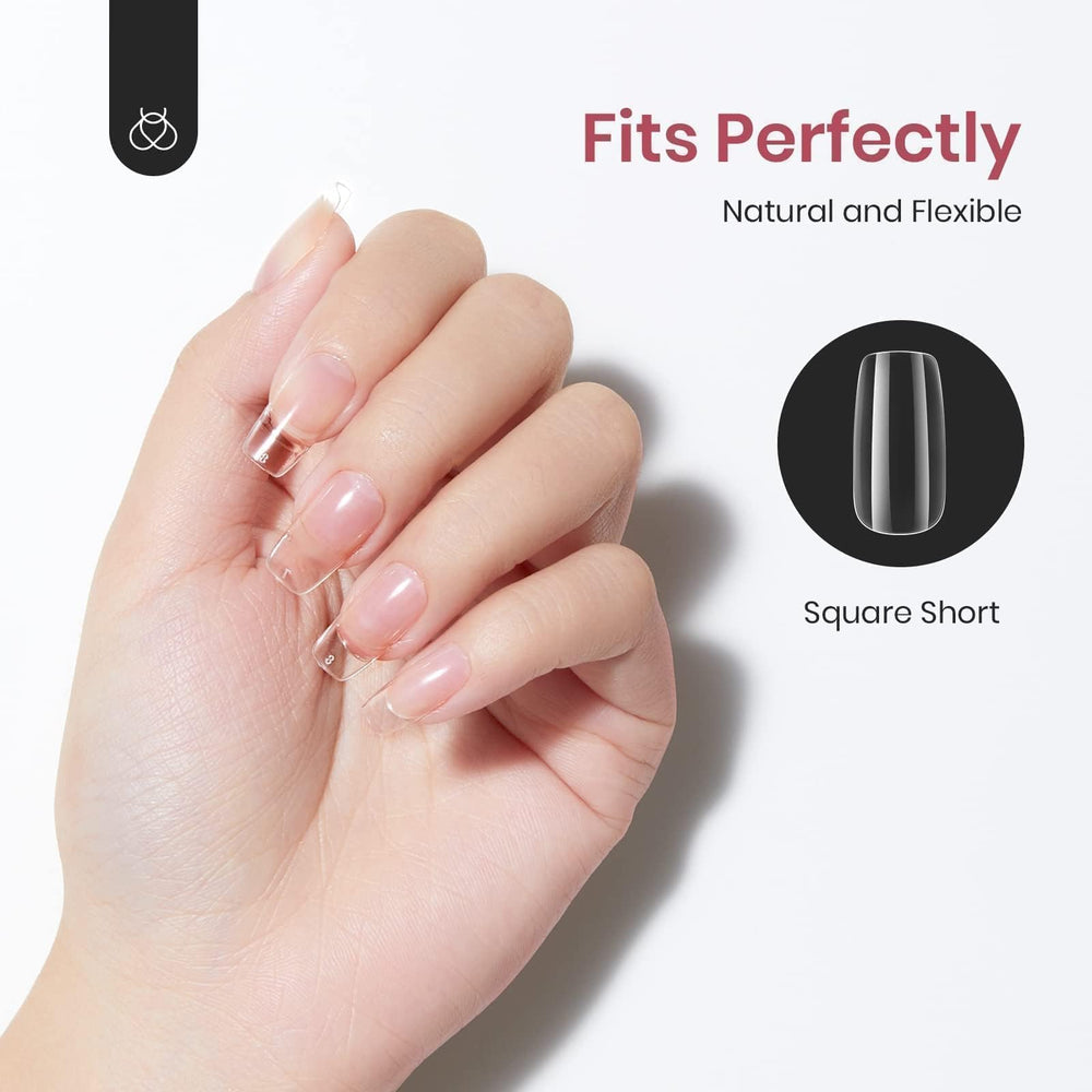 Beetles Gel Nail Tips sizes 0-9 for versatile natural-fit options