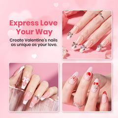 Beetles Gel Polish 3D rhinestones for eye-catching manicure details.