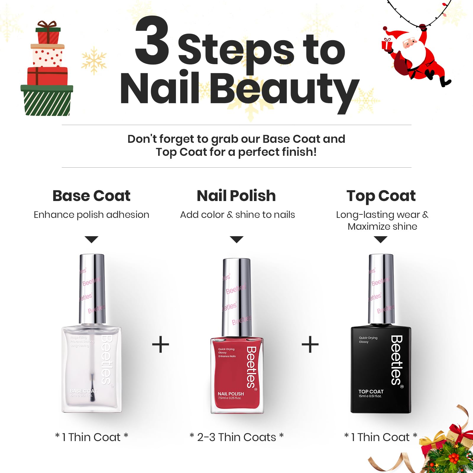 Beetles Blazing Rose removal closeup shows easy nail polish removal