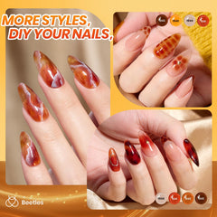 Beetles burnt red jelly shade adds cozy autumn depth.