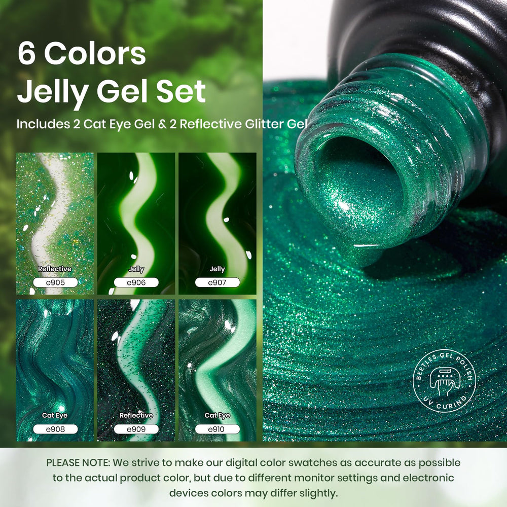 Beetles Gel Polish cat eye magnet wand demonstrates magnetic depth