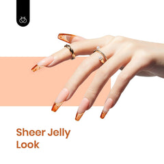 Beetles Gel Polish Glimmer bottle close-up highlights glossy colors.