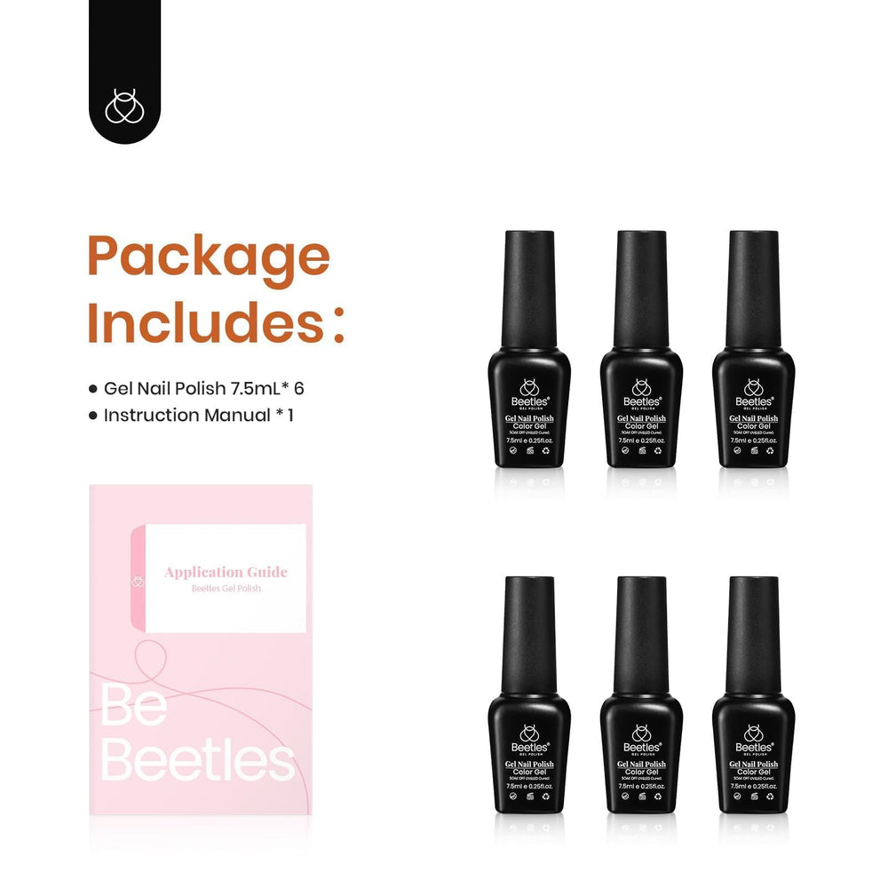 Beetles Gel Polish Glimmer swatch results reveal vibrant translucent finishes.