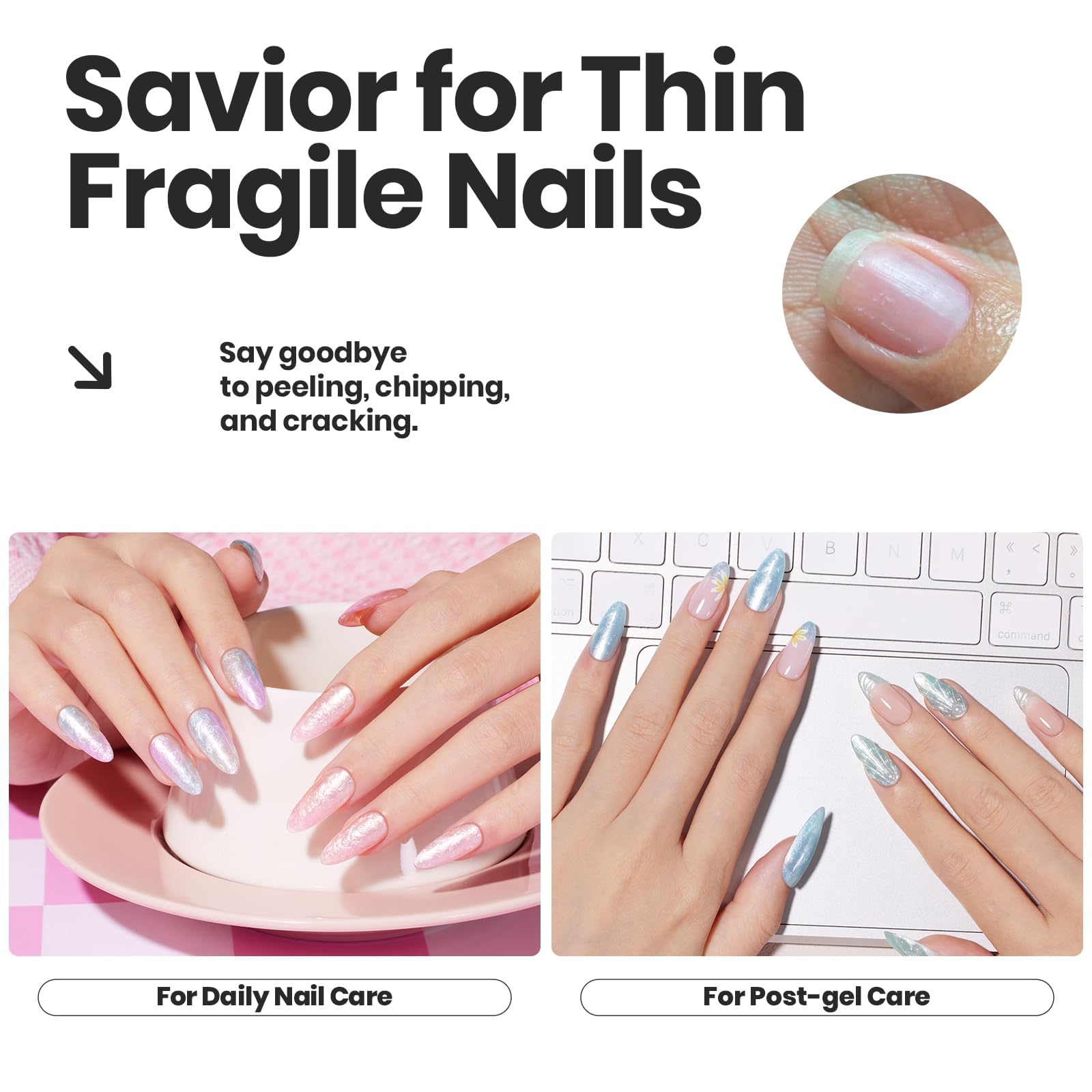 Beetles Gel Polish color wear on nails showing long-lasting shine.