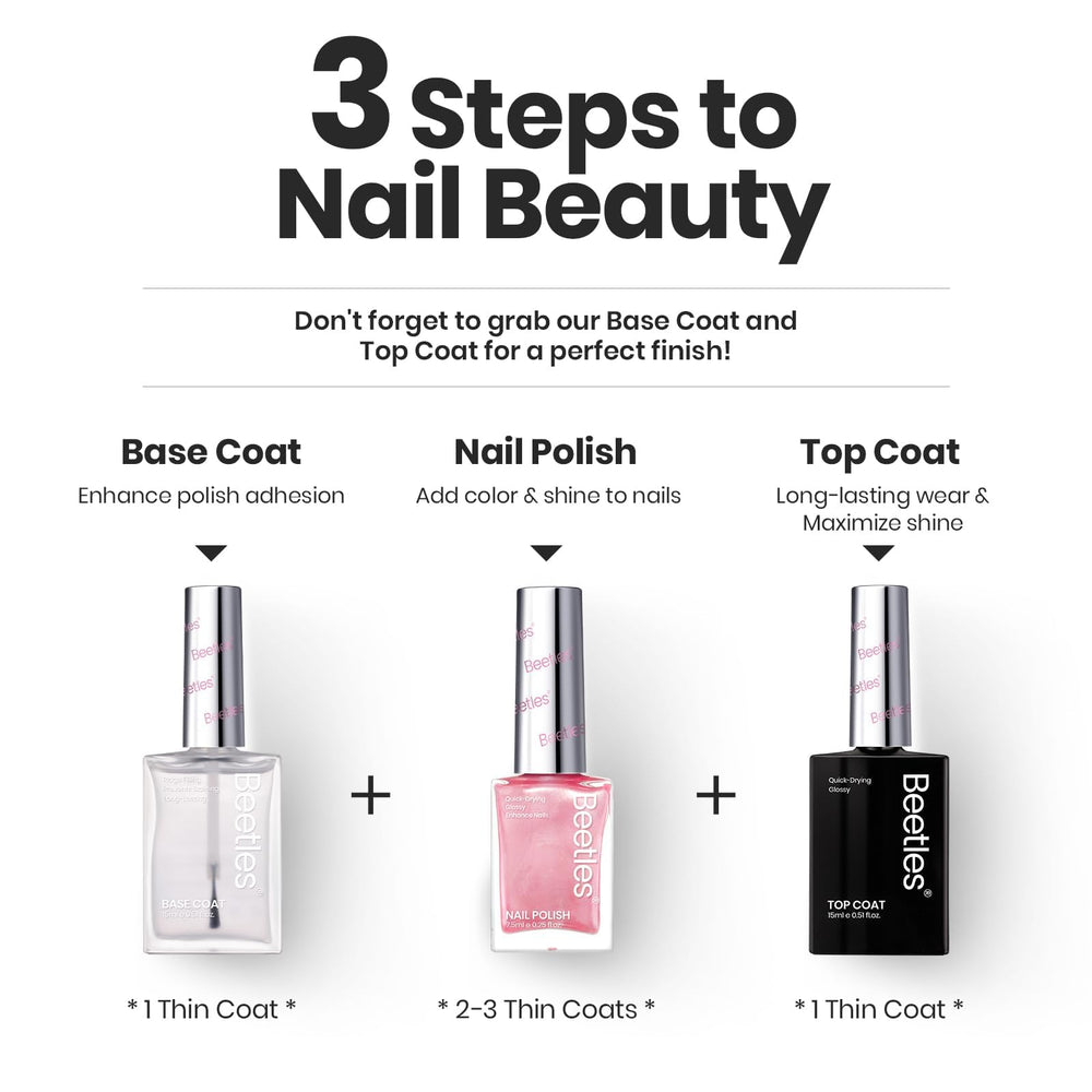 Beetles Gel Polish durability test nails look smooth over days.