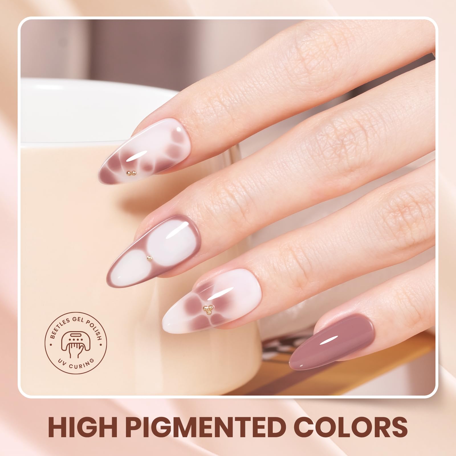 Beetles Gel Polish easy application suits beginners and professionals.