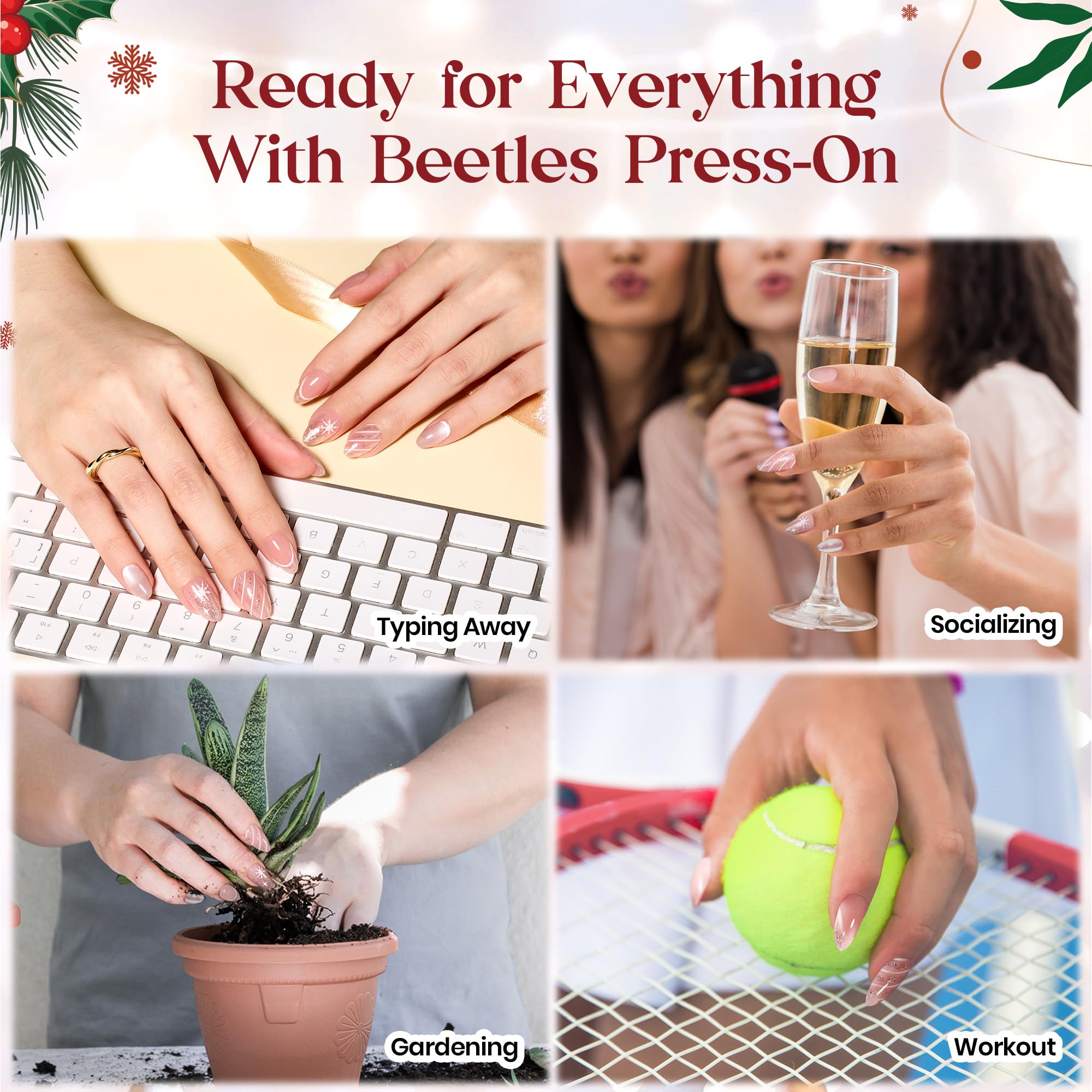Beetles Gel Polish lightweight false nails comfortable to wear