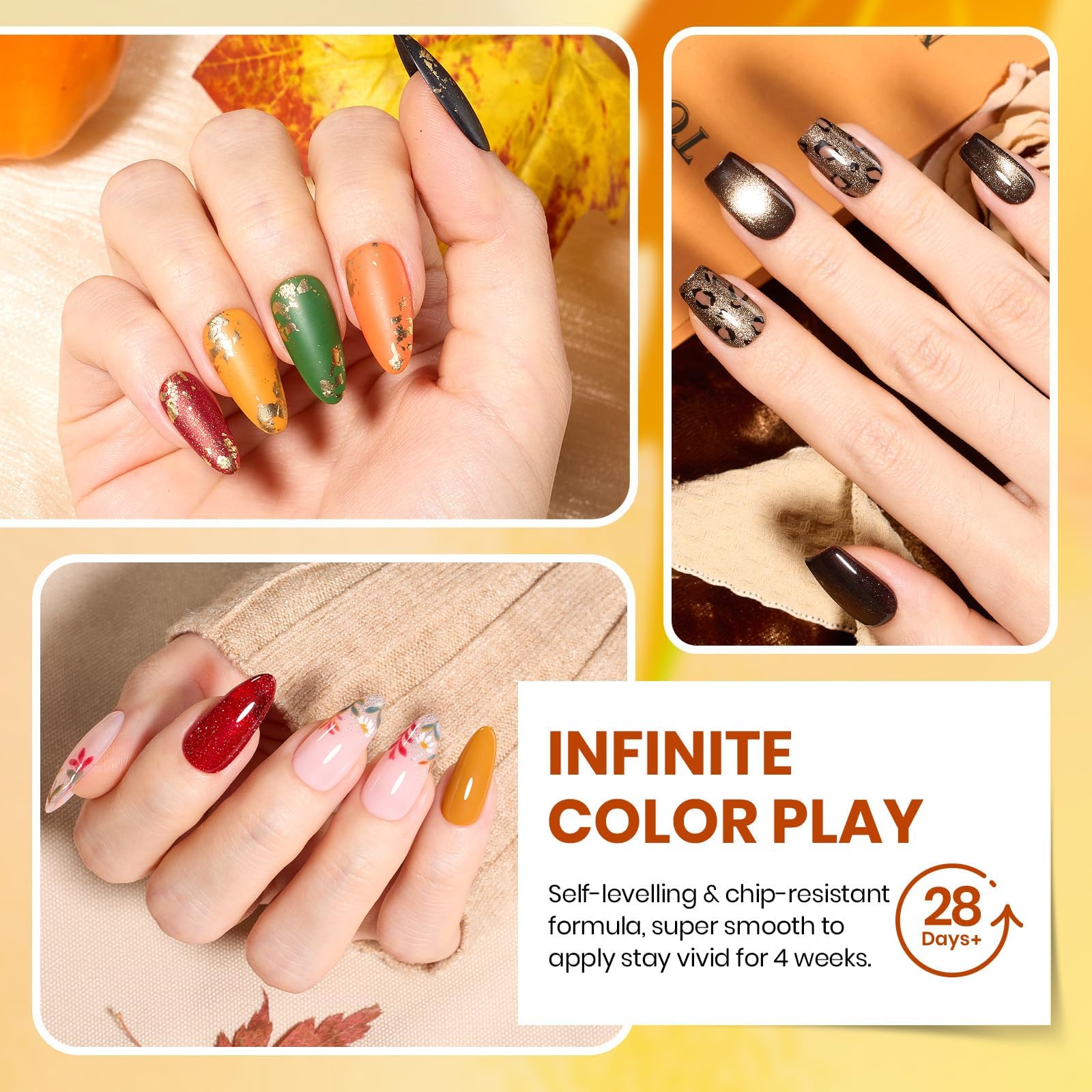 Beetles Gel Polish Glint Crush solid color manicure for everyday style.