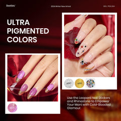 Beetles Gel Polish Kit 20 color swatches for versatile nail looks