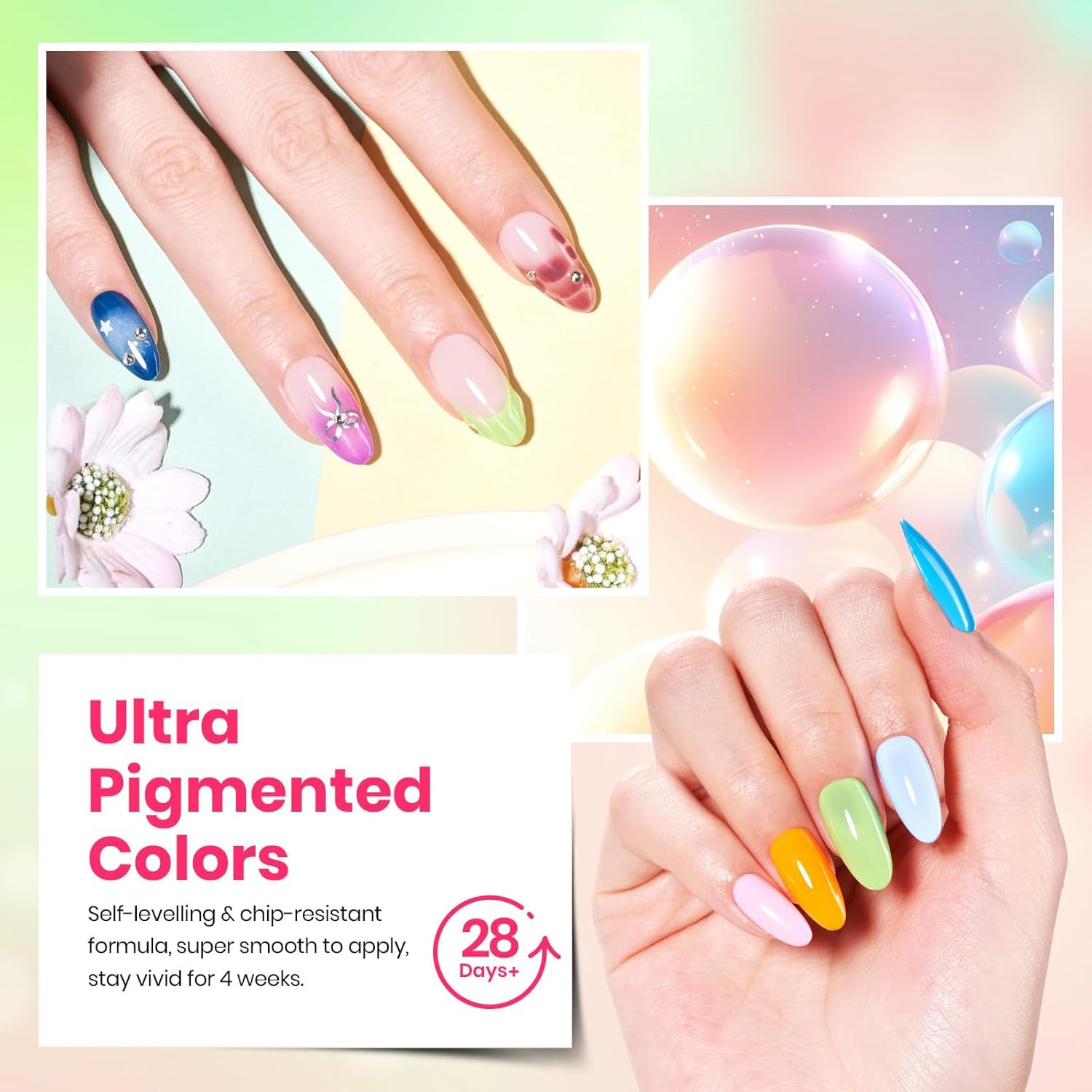Beetles gel polish kit base and top coats for durability