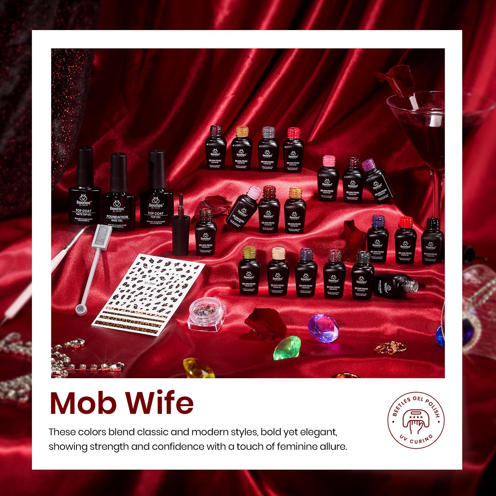 Beetles Gel Polish Kit soak-off UV gel for easy removal