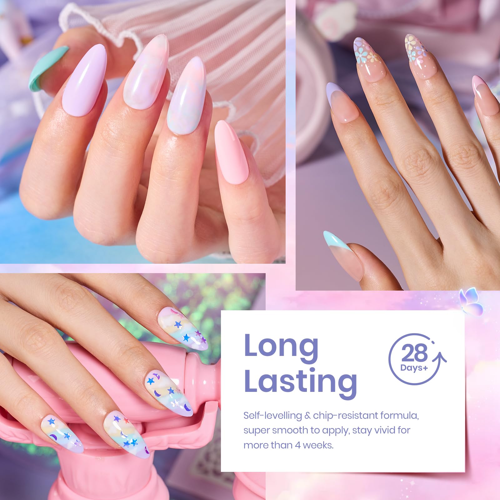 LED/UV curing compatible Beetles gel polish for a smooth finish