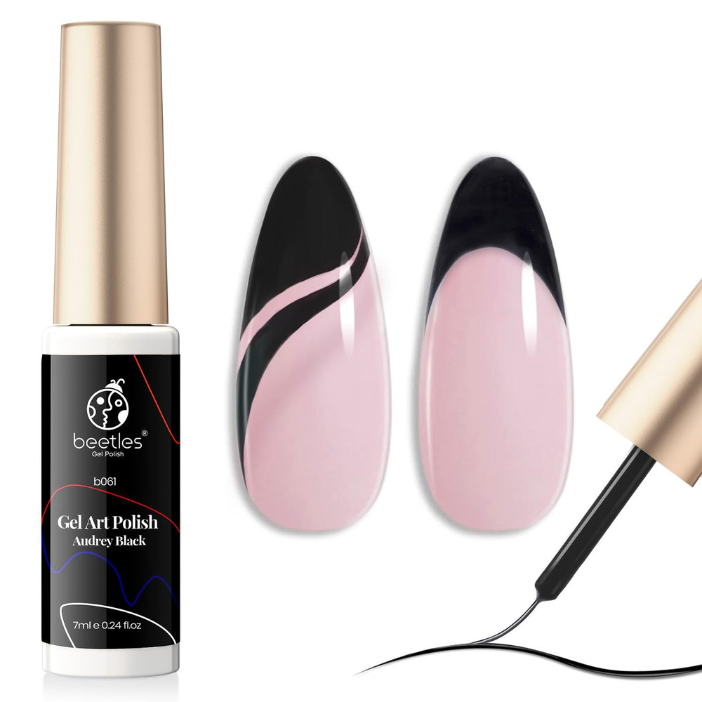 Beetles Gel Polish liner pen 7ml for precise salon-style lines at home.