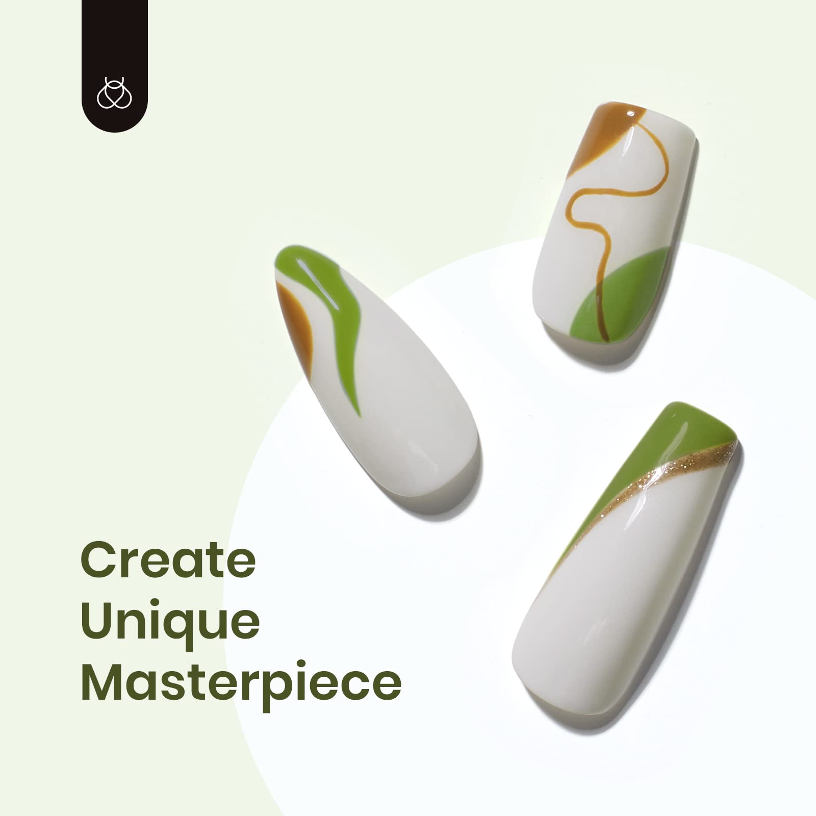 Beetles Gel Polish mint green bottle adds a fresh, modern accent to nails.