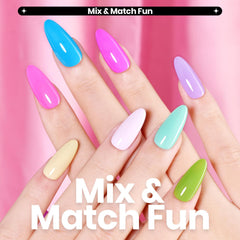 Beetles Gel Polish Neon Blue bottle, cool shade for style.
