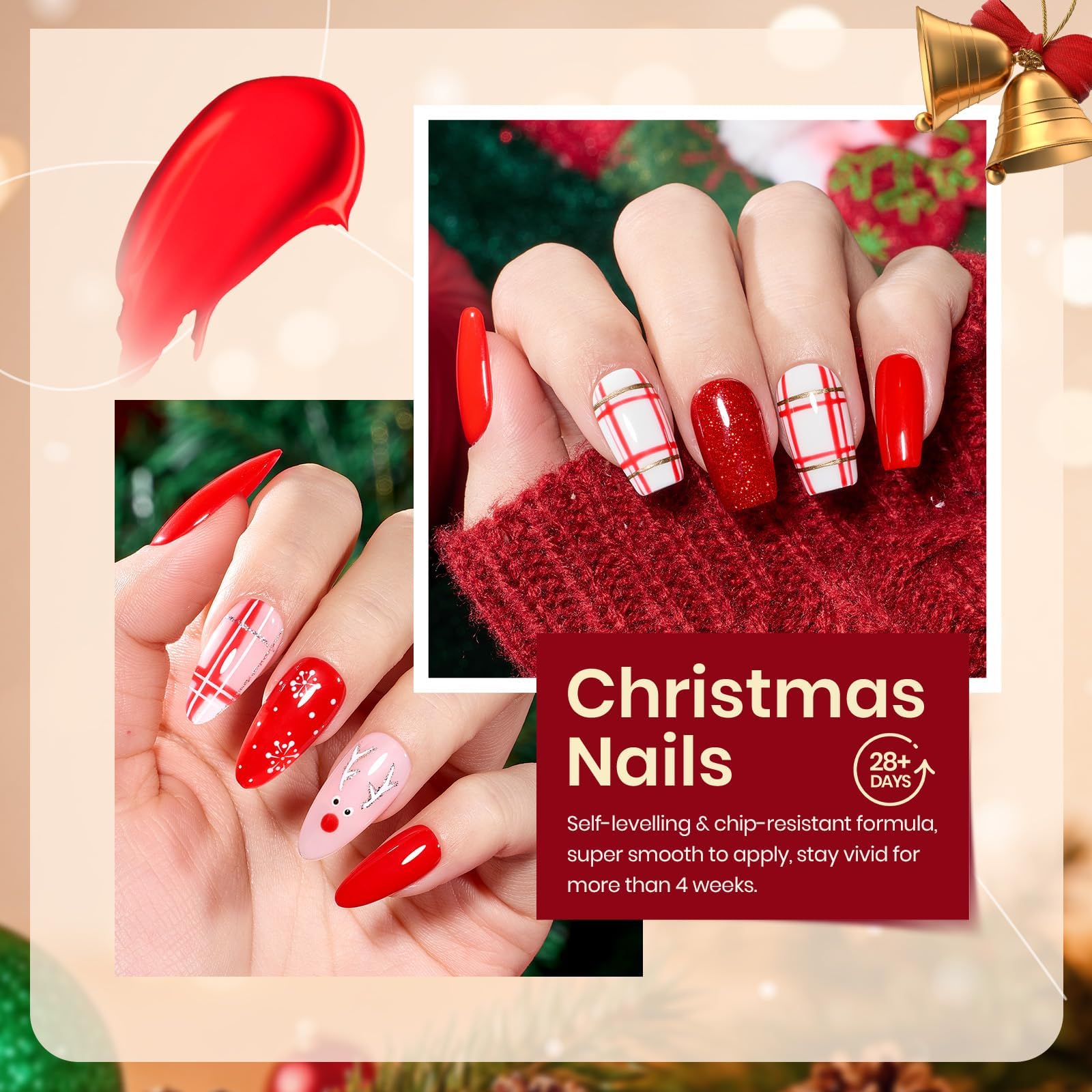 Beetles Gel Polish Rose Gold for a warm, glamorous metallic look.