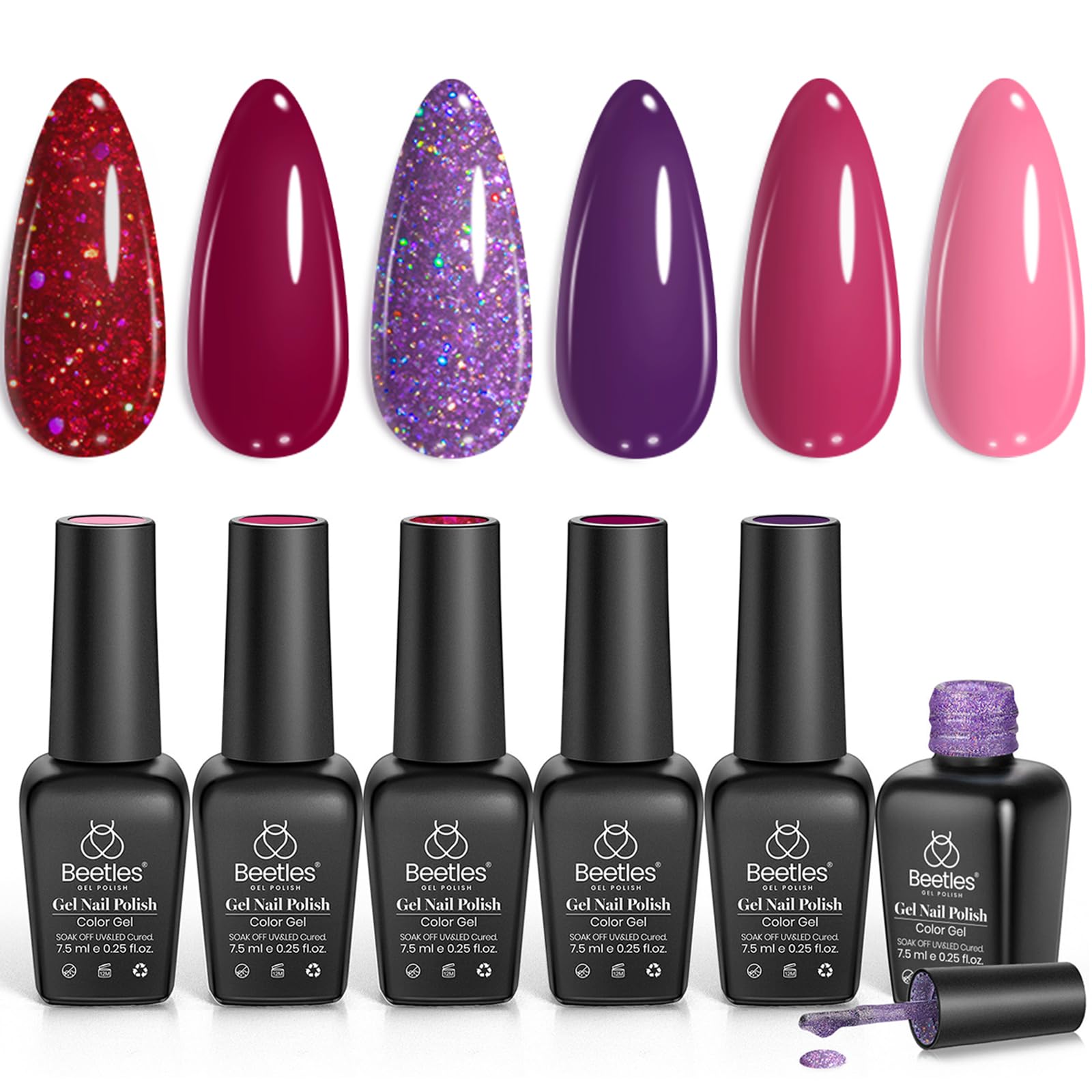 Beetles Gel Polish Ruby Sonatas bottle with vibrant color for long-lasting nails