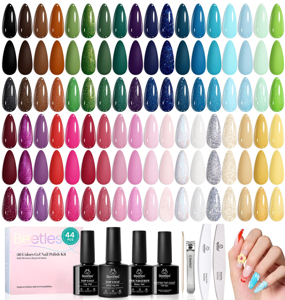 Beetles Gel Polish 44-pcs Fairy Tale Town packaging for at-home manicures