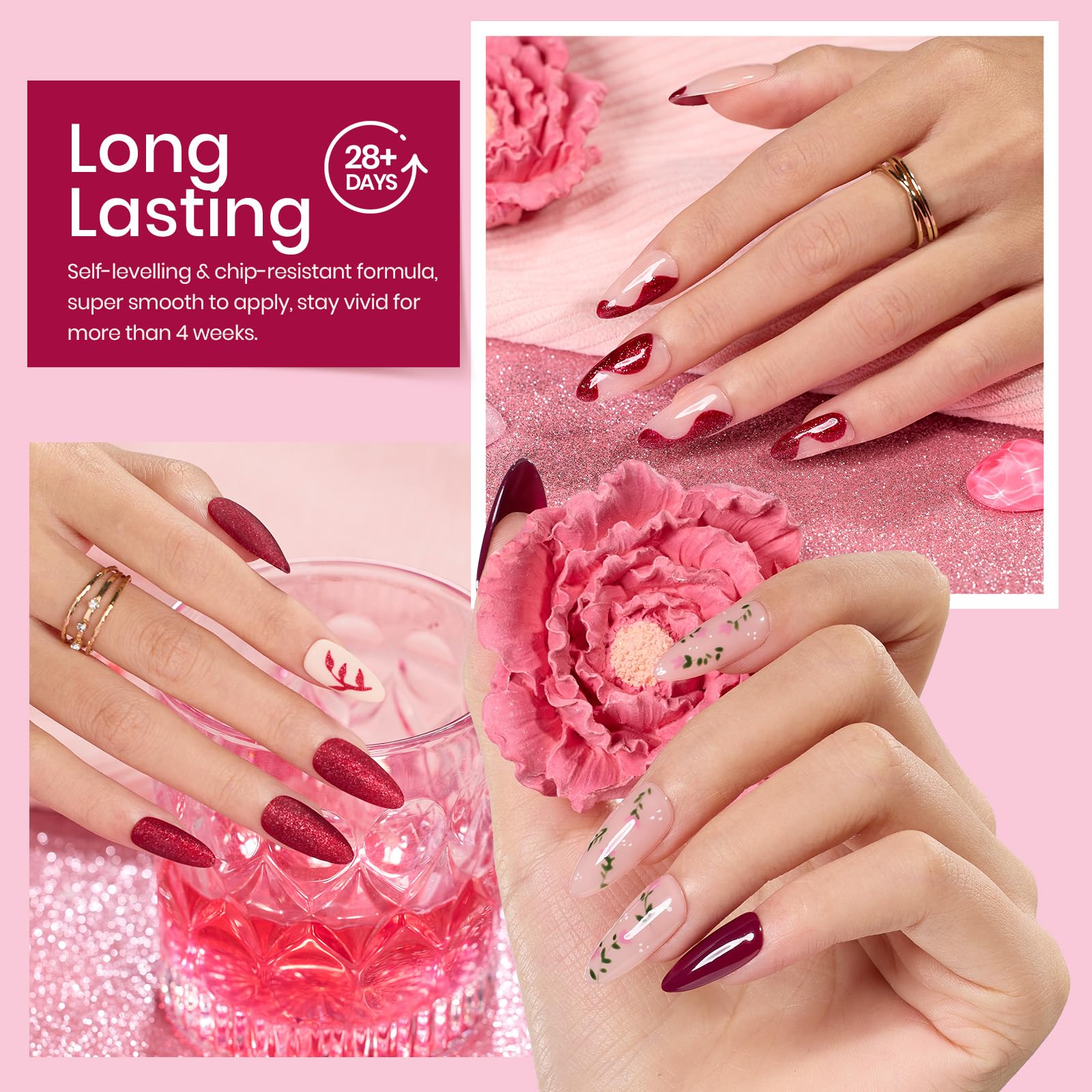 Beetles Gel Polish Set packaging front view highlights easy DIY manicure readiness