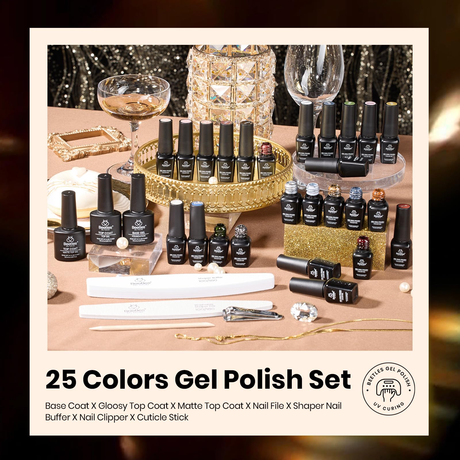 Beetles Gel Polish warm and deep shades for dramatic nails