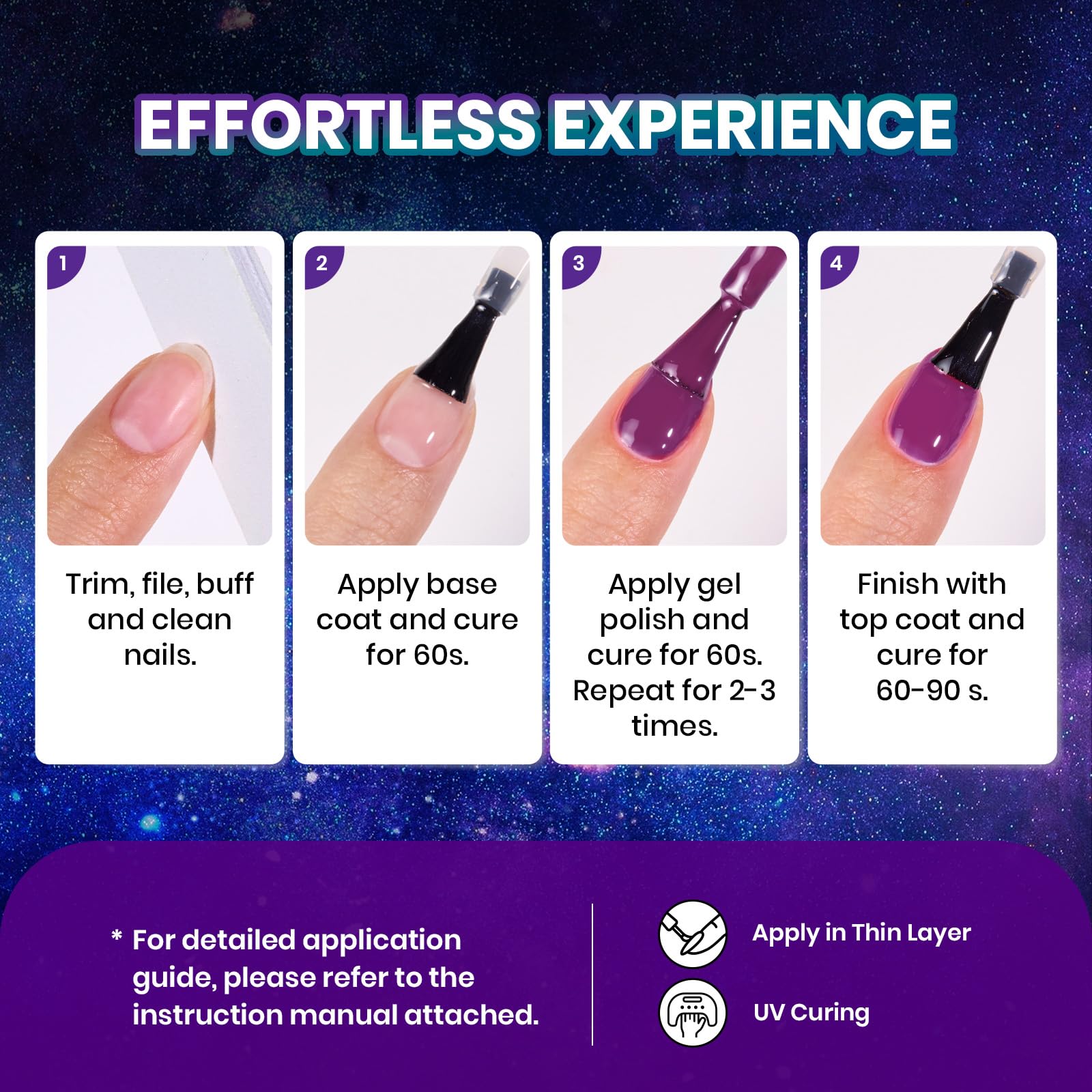 Beetles Stellar Mirage gift-pack packaging ideal for nail art lovers
