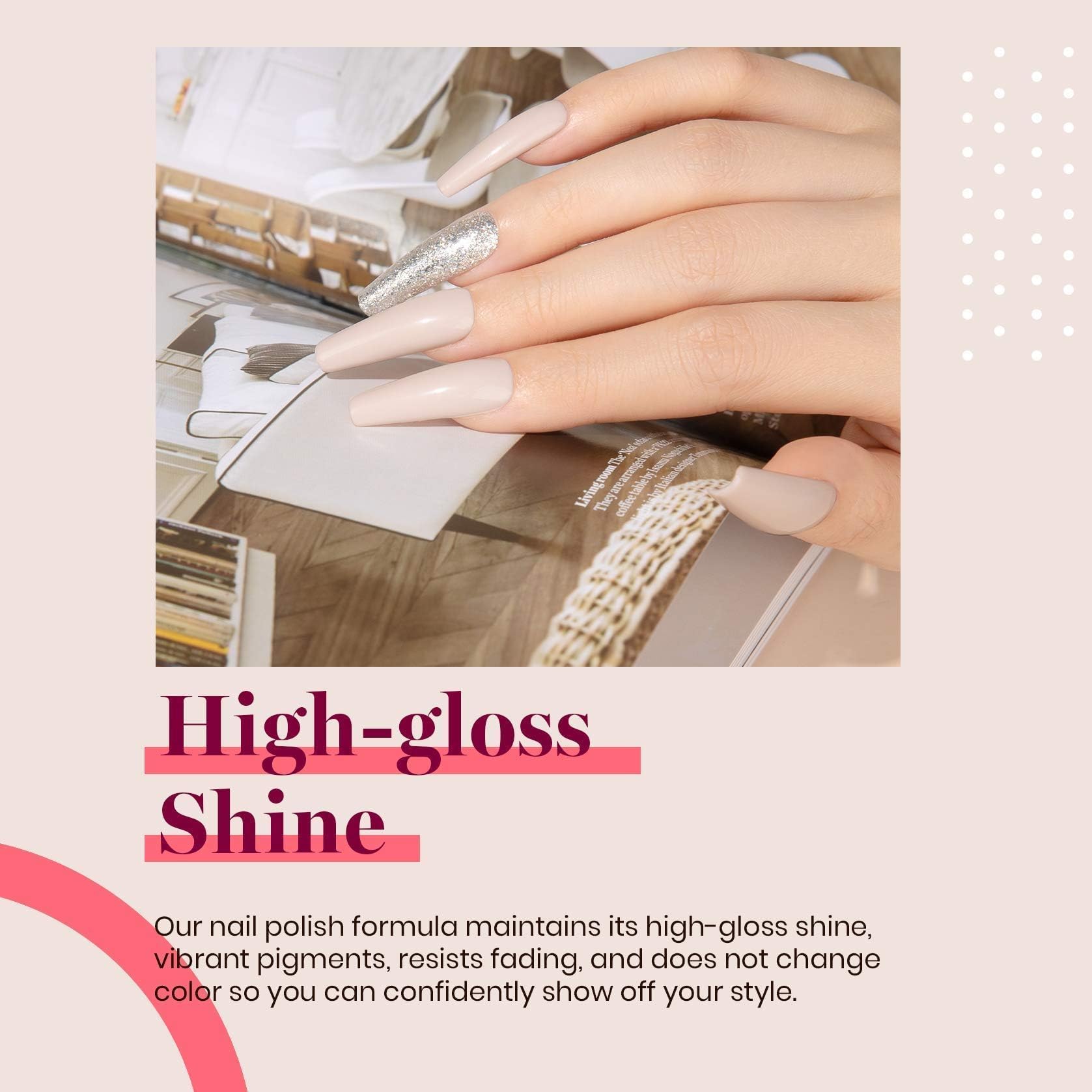 Beetles Stone Beige kit for at-home DIY manicures and professional use.