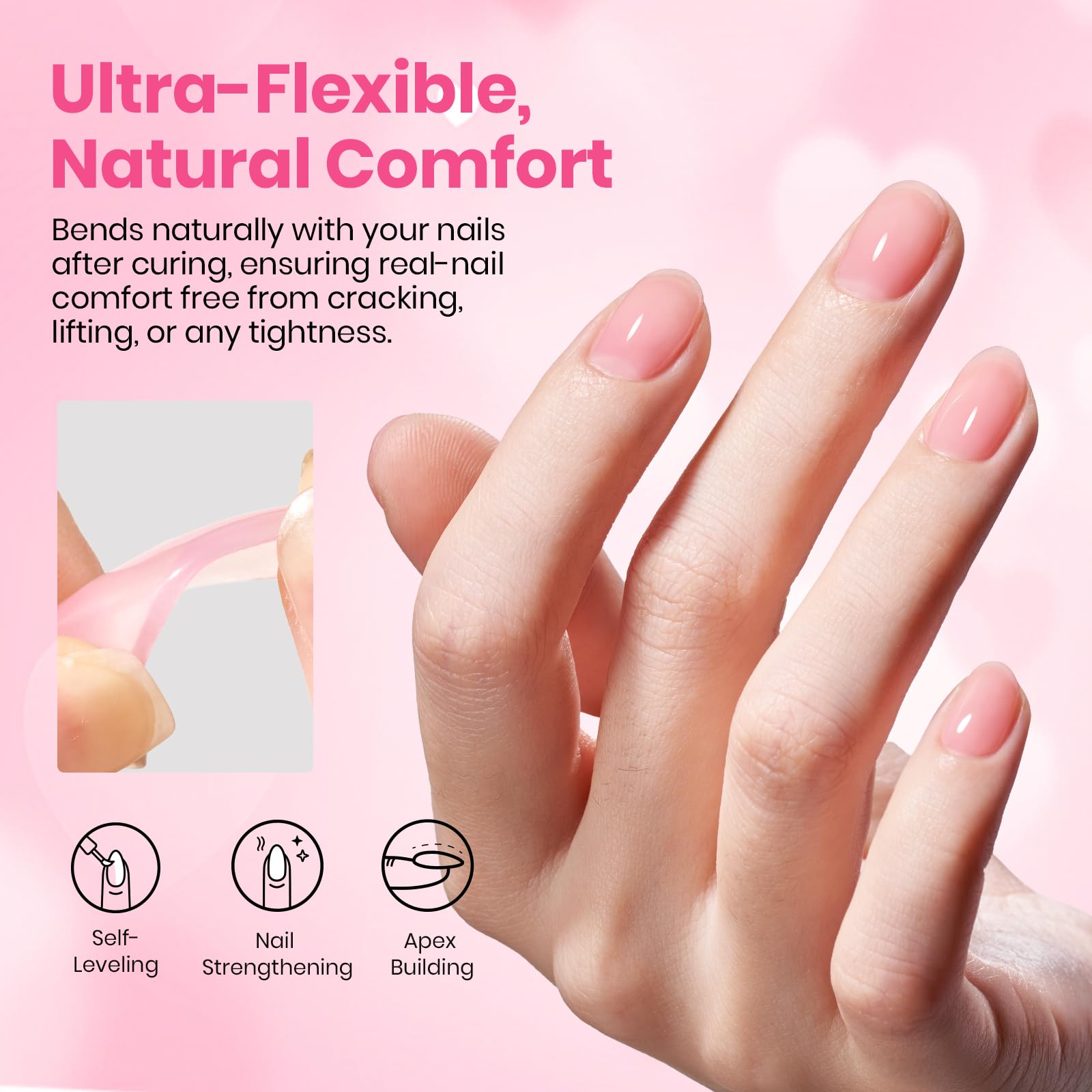 Beetles Gel Polish long-lasting shine after UV/LED curing remains vibrant.