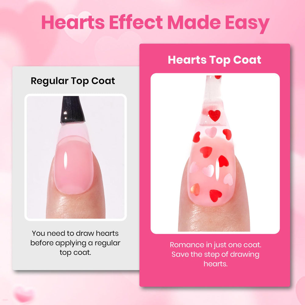 Beetles Valentine pink base bottle in the set for at-home use.