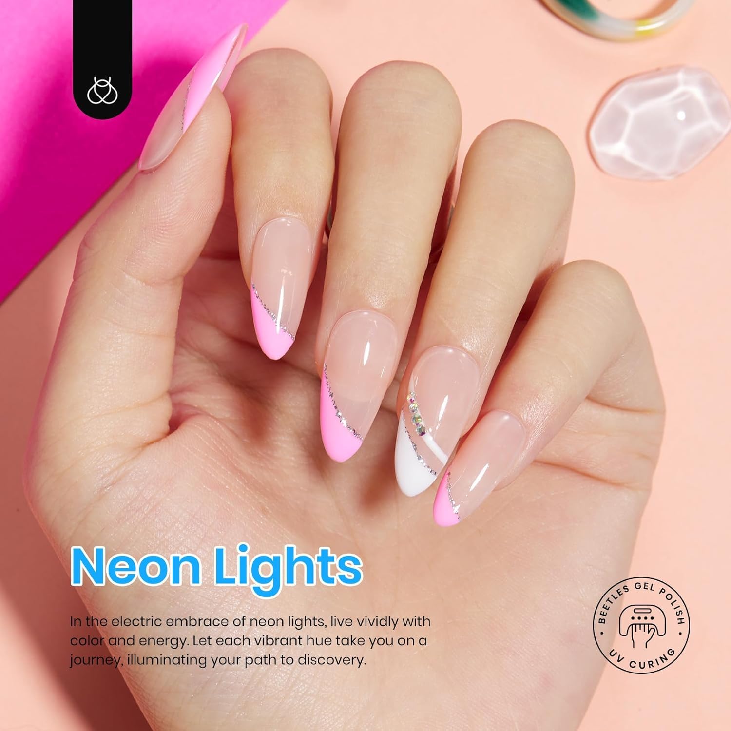 Beetles Gel Polish Valentines yellow color for bright, eye-catching nails.