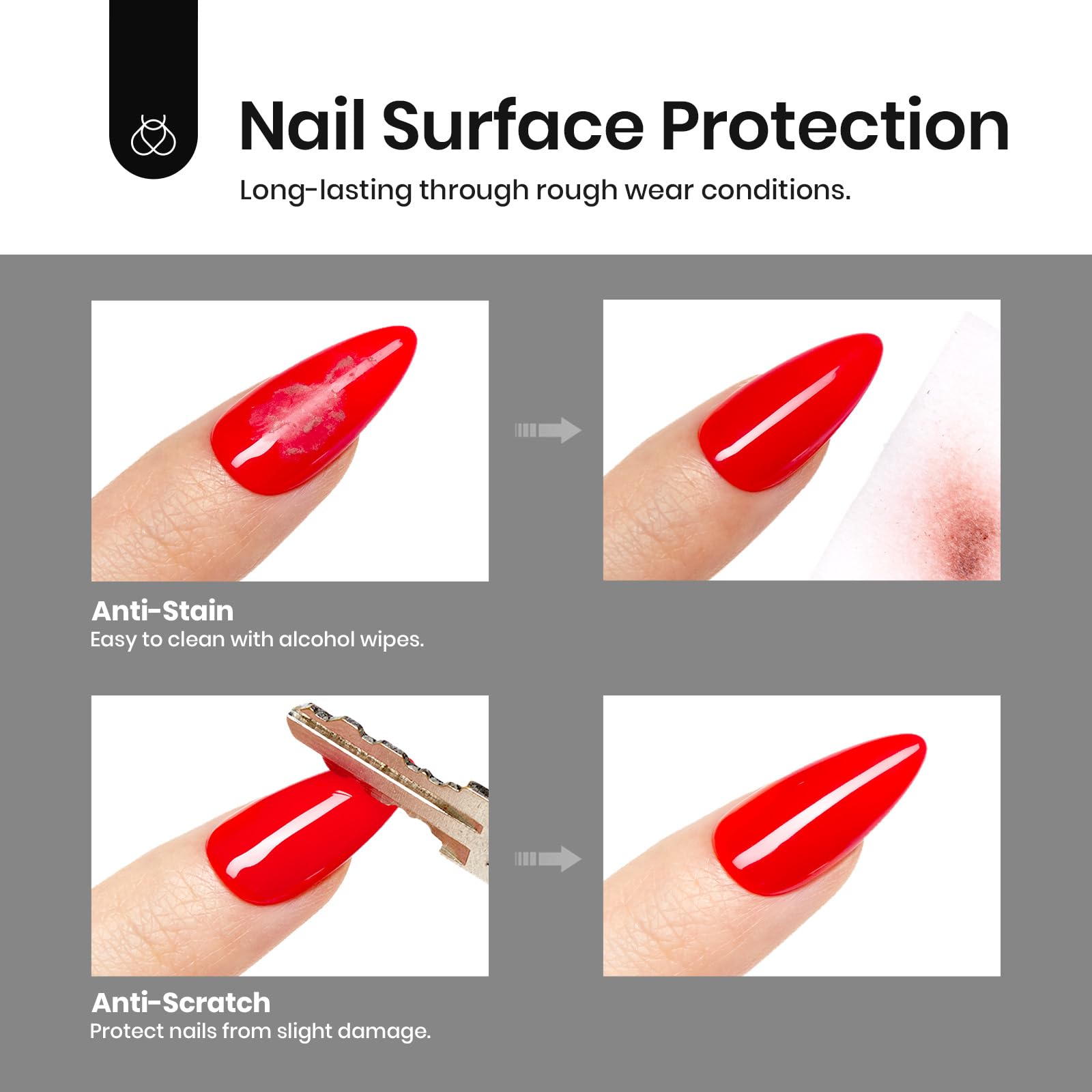 Beetles Gel Top Coat brush application shows smooth, quick curing for busy lifestyles