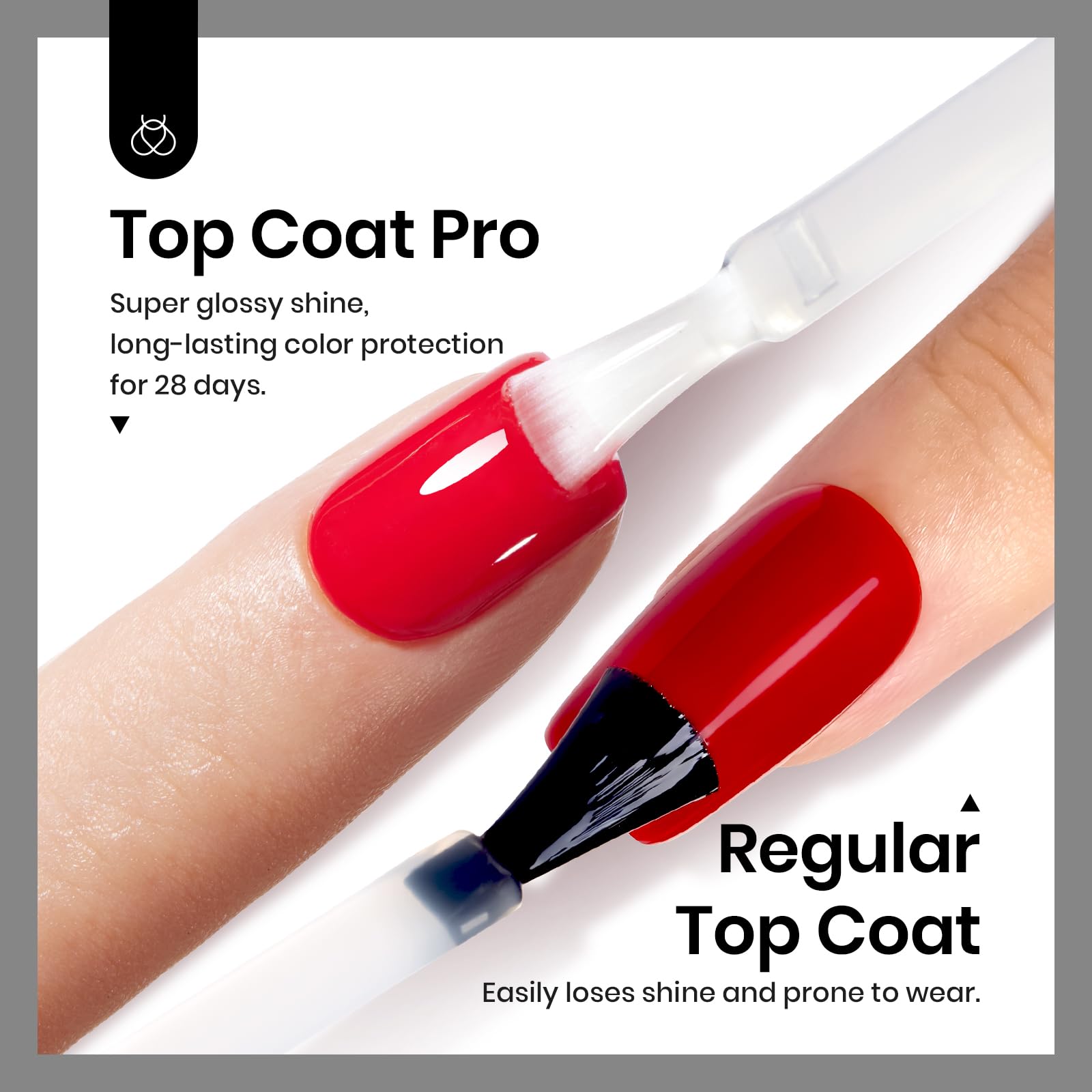 Beetles Gel Top Coat under LED light demonstrates fast cure and durable finish