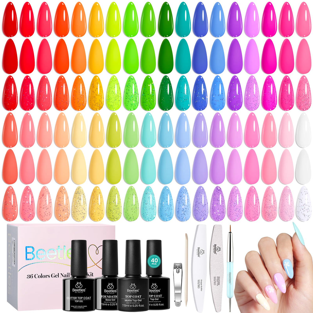 Beetles Gift Box Packaging makes an ideal gift for nail lovers.