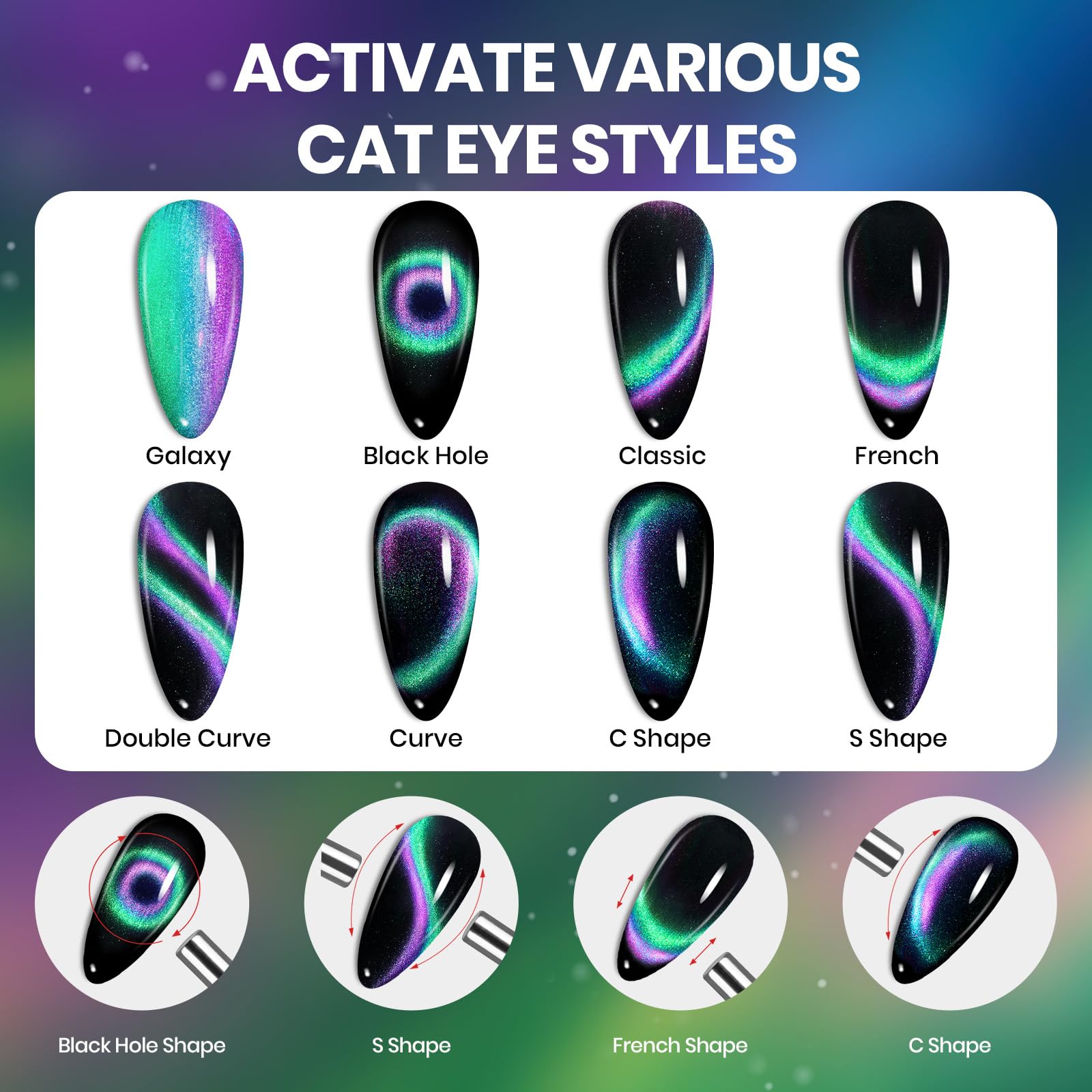 Beetles Cat Eye collection makes a thoughtful gift for beauty lovers.