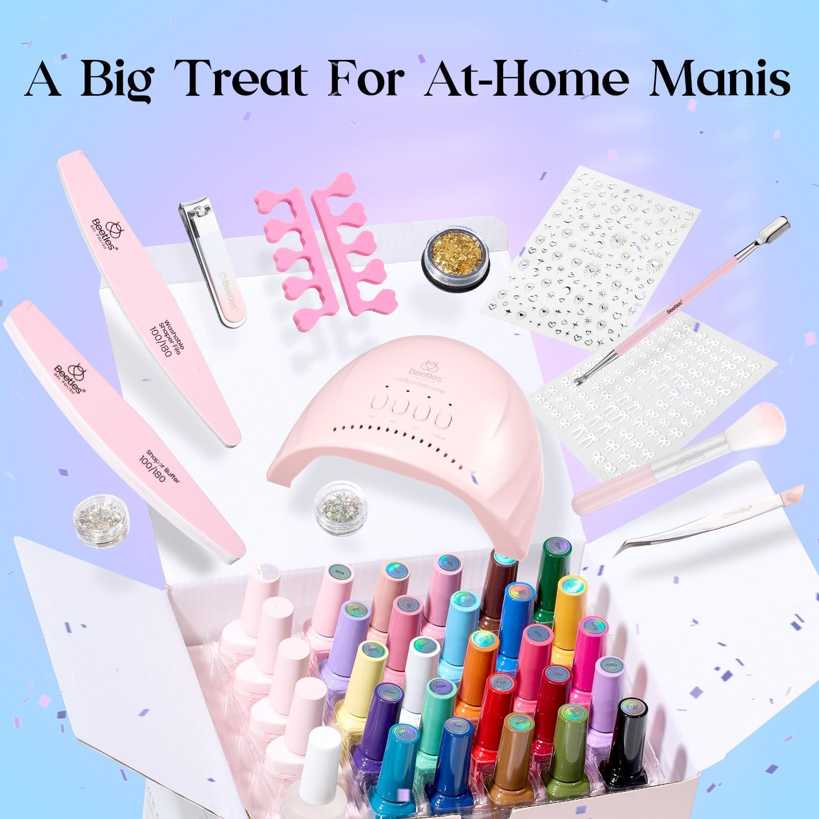 Beetles gift-ready kit is perfect for birthdays and holidays.