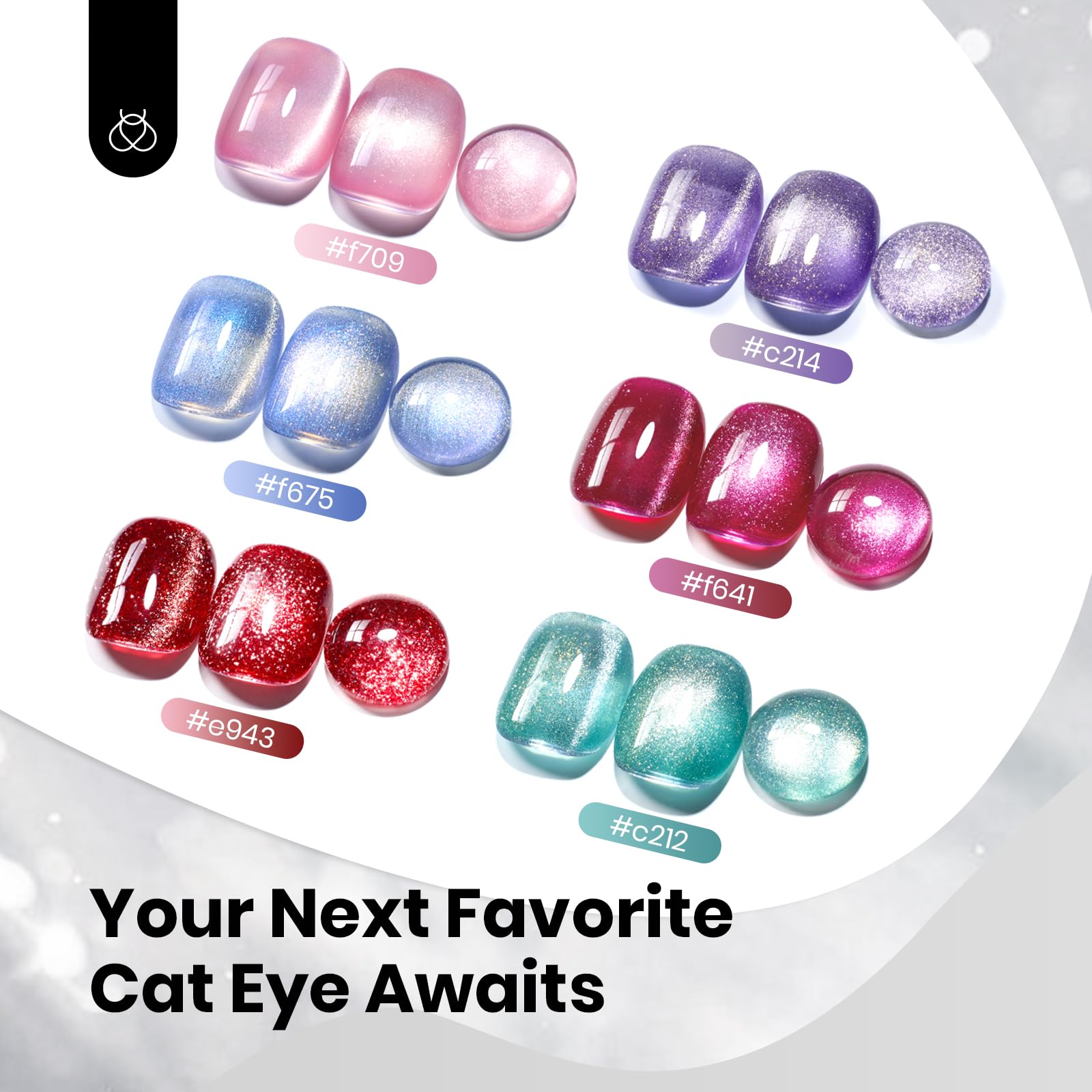 Beetles gift-ready cat eye polish set for special occasions