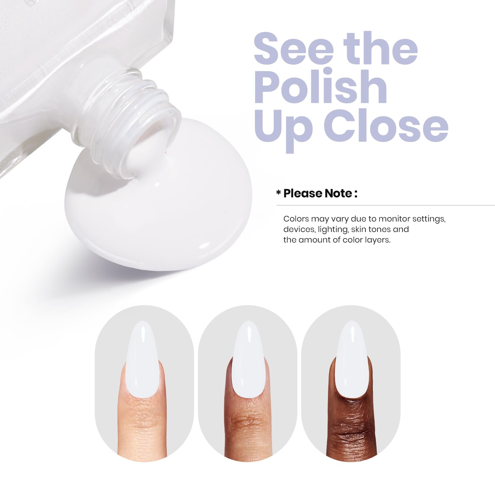 Beetles gift packaging for White Fantasy shade perfect for her