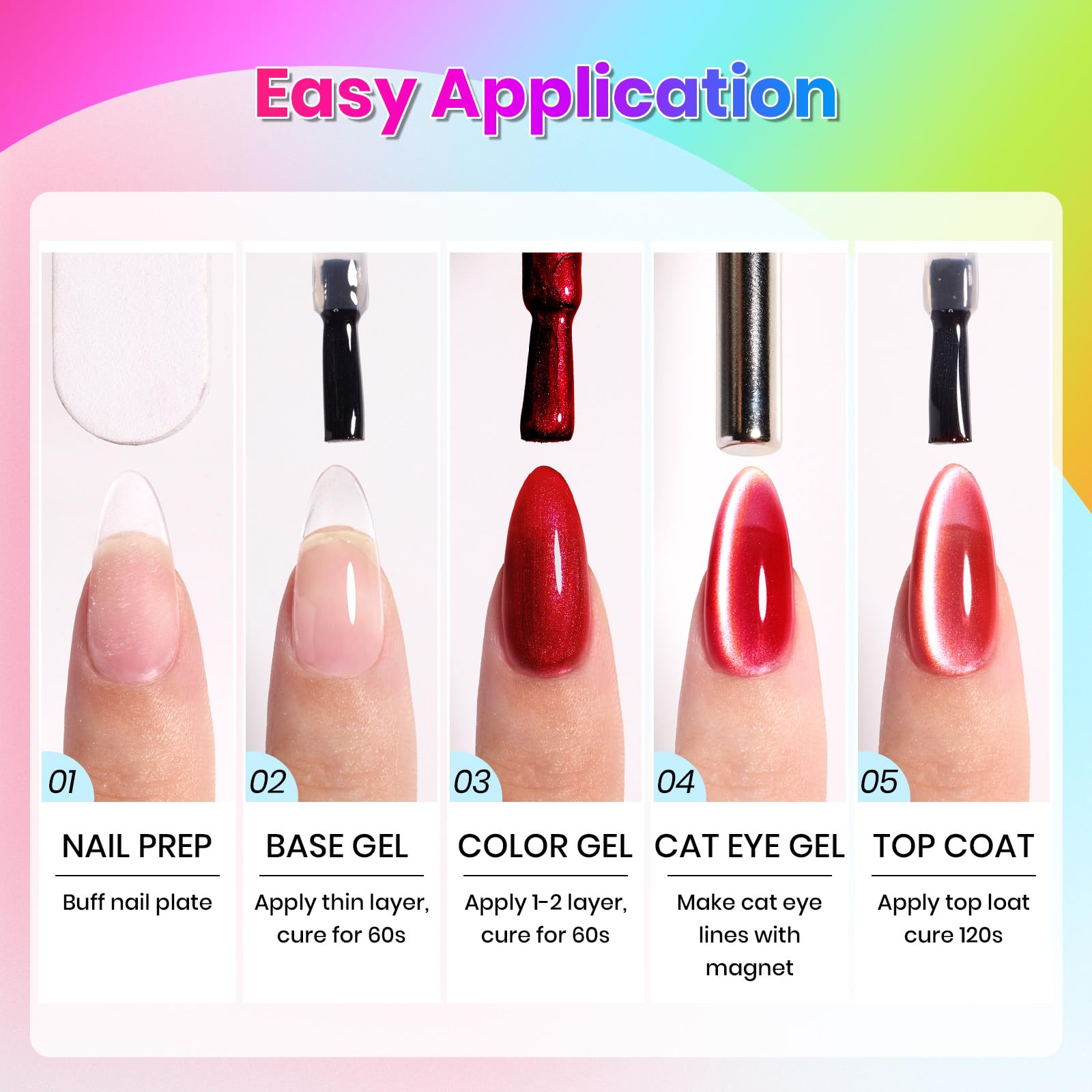Gift-ready Beetles Cat Eye polishes packaging