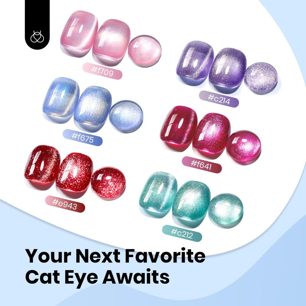 Beetles Gift Set Blue Cat Eye polish ready for gifting on occasions.