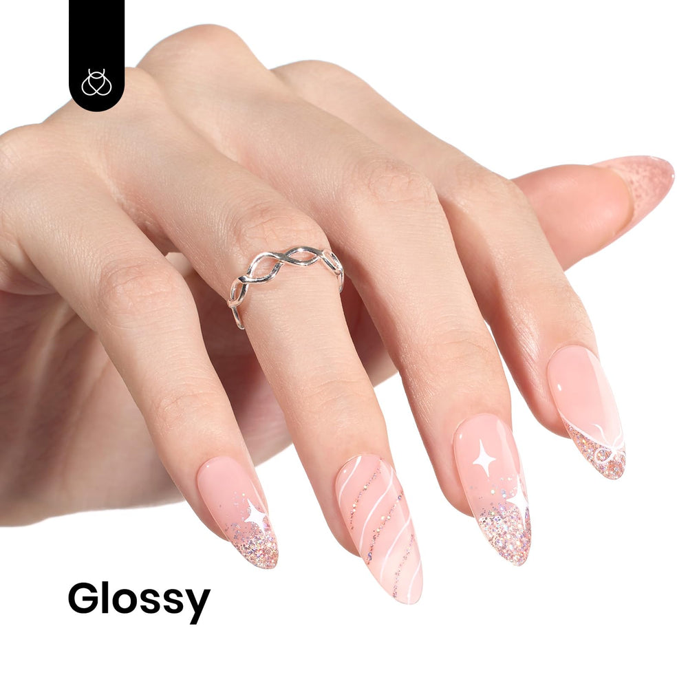 Beetles Glitter Gel Nail Polish application is beginner-friendly for smooth layering.