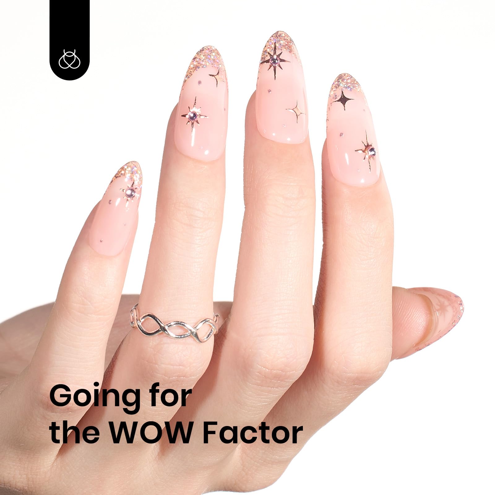 Beetles Glitter Gel Nail Polish gift packaging makes a ready-to-gift present.