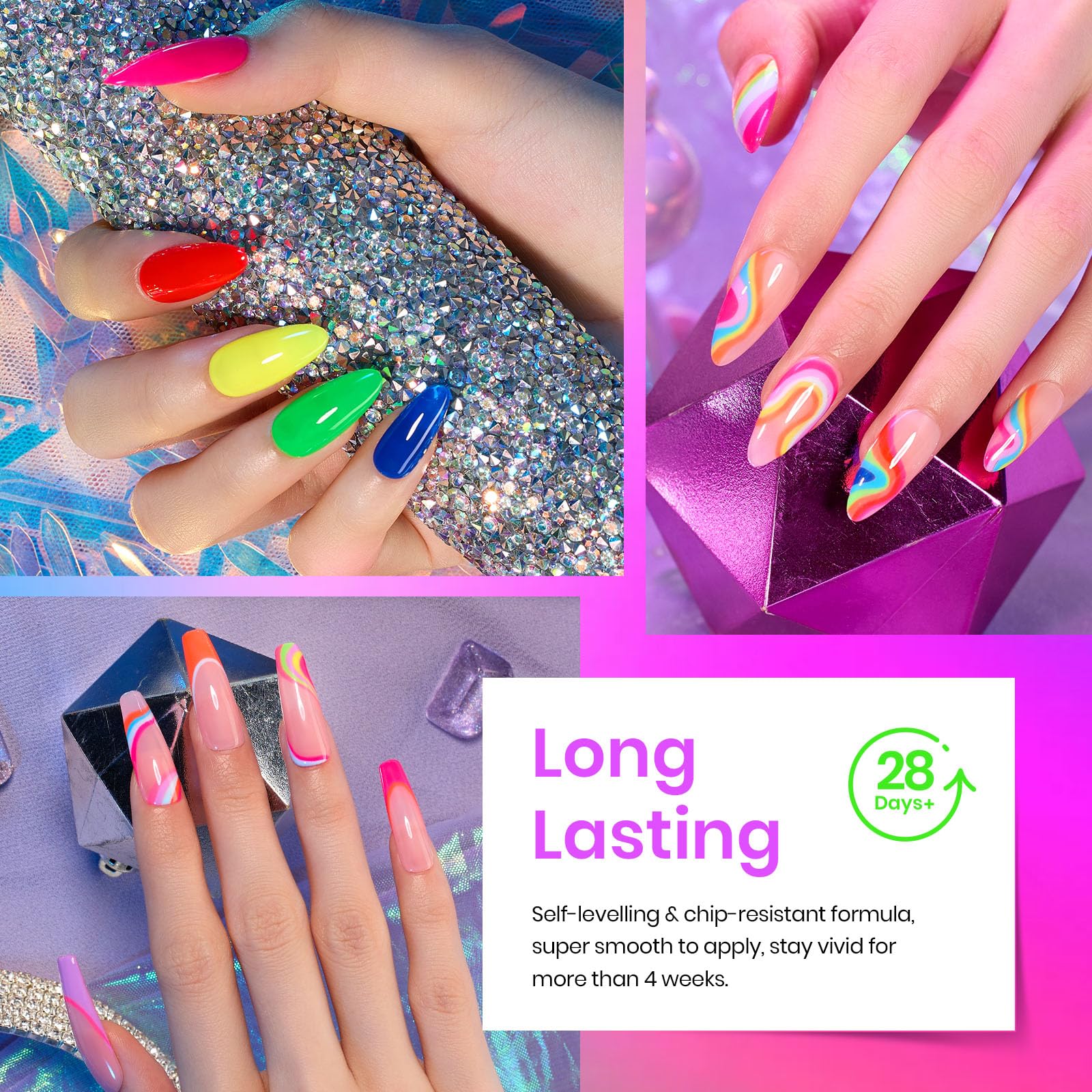 Beetles glitter gel color adds sparkle and stylish accents
