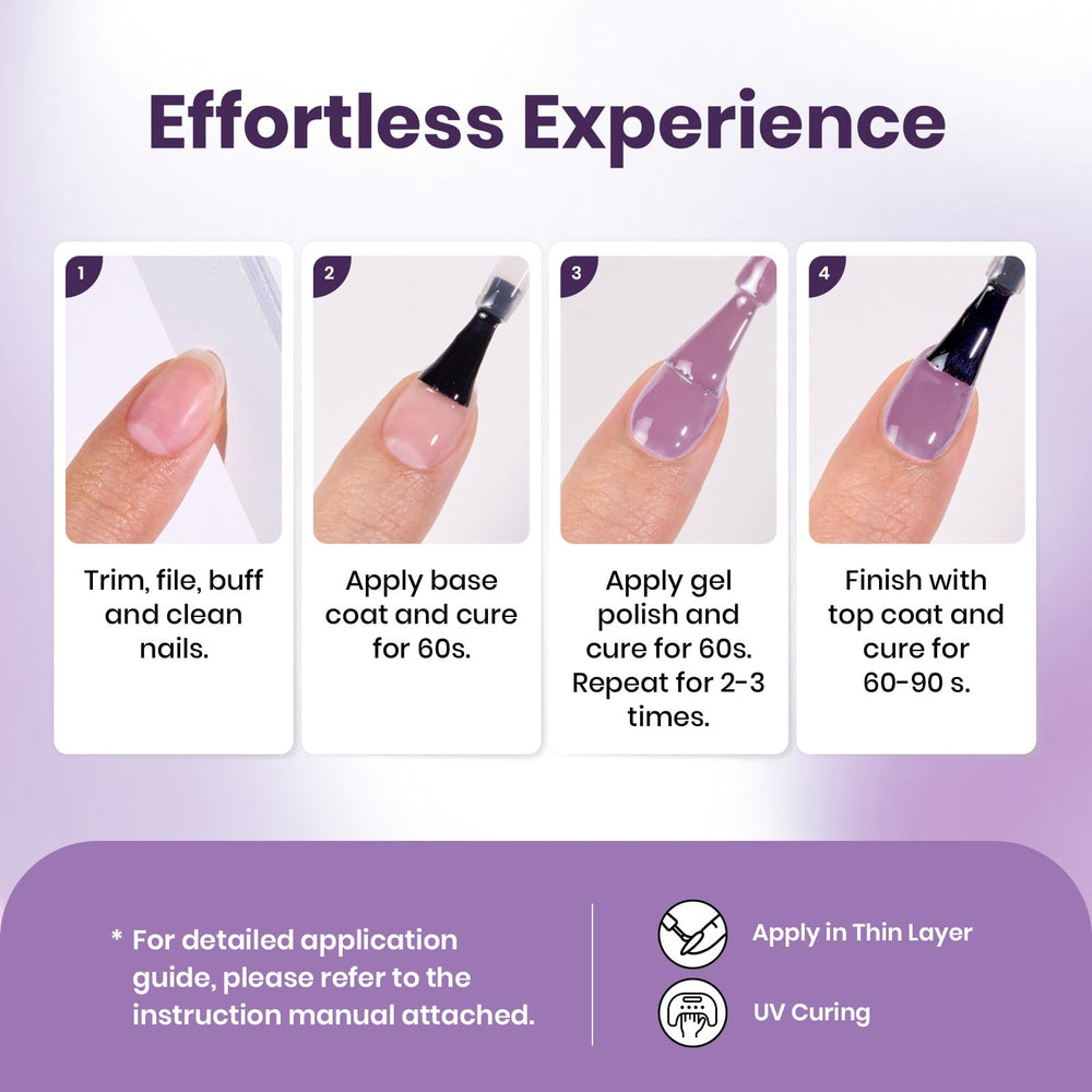 Beetles Glitter Gel Polish DIY-salon use scenario for versatile nails