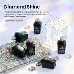Beetles Glitter Gel Polish Black Shimmer glows under UV/LED for evening looks.