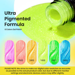 Beetles Glitter Pink gel polish brings eye catching shine for party-ready nails.