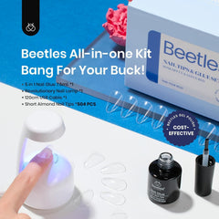 Beetles 9-in-1 Glue Gel used as base, blooming, rhinestone glue.