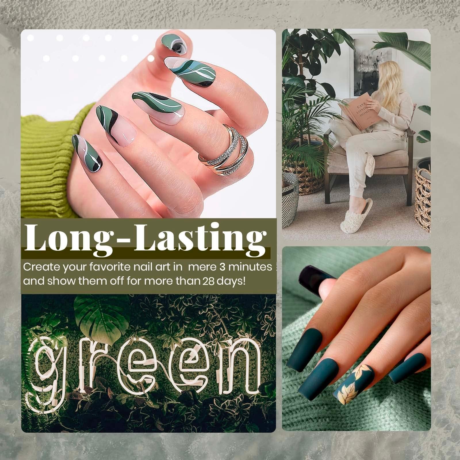 Beetles Green Gel Polish Yorktown Green shade for classic sophistication.