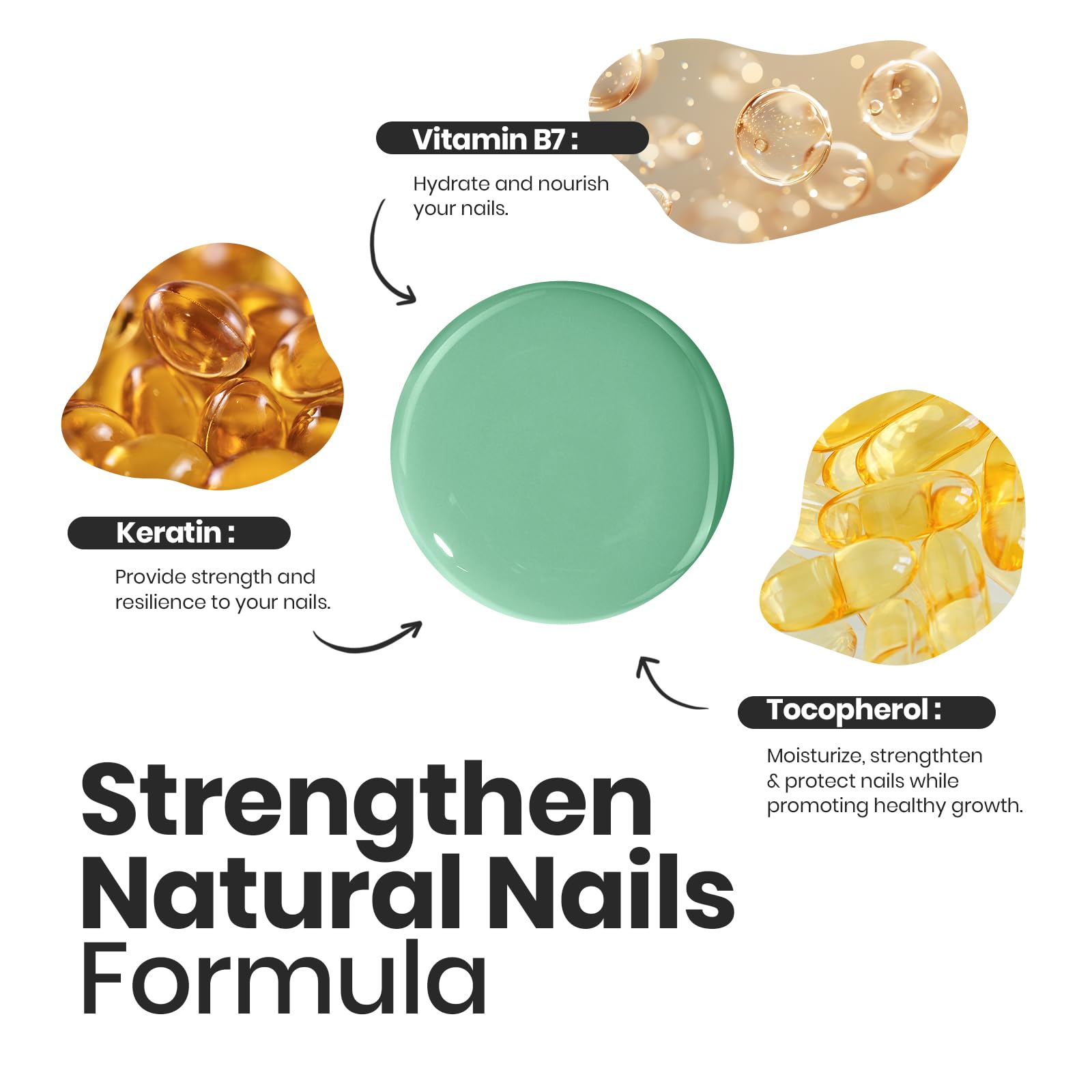 Beetles Gel Polish P181 quick-dry action shown for fast, convenient manicures.
