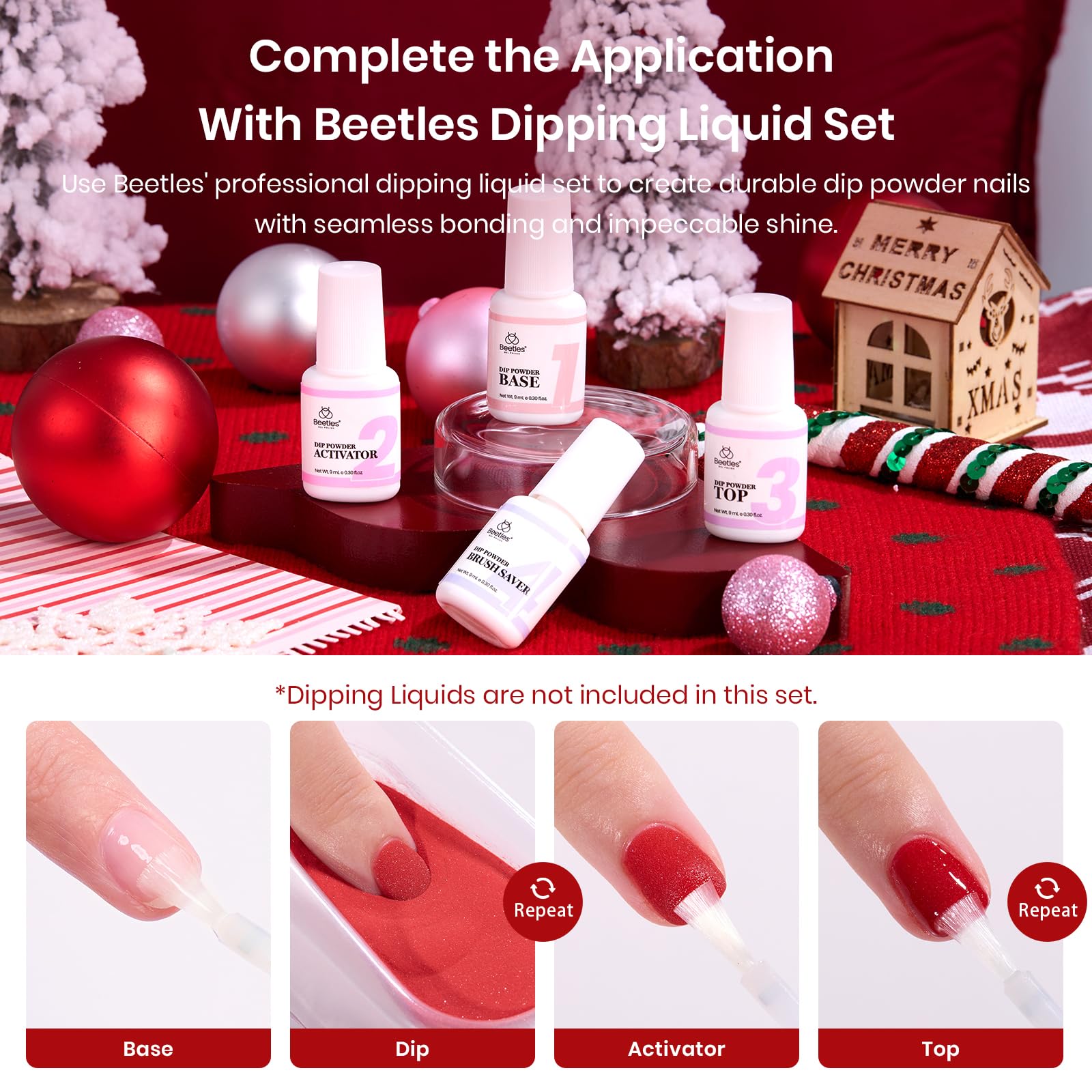 Beetles Healthy Nails formula supports strong, healthy nails with air-dry convenience.