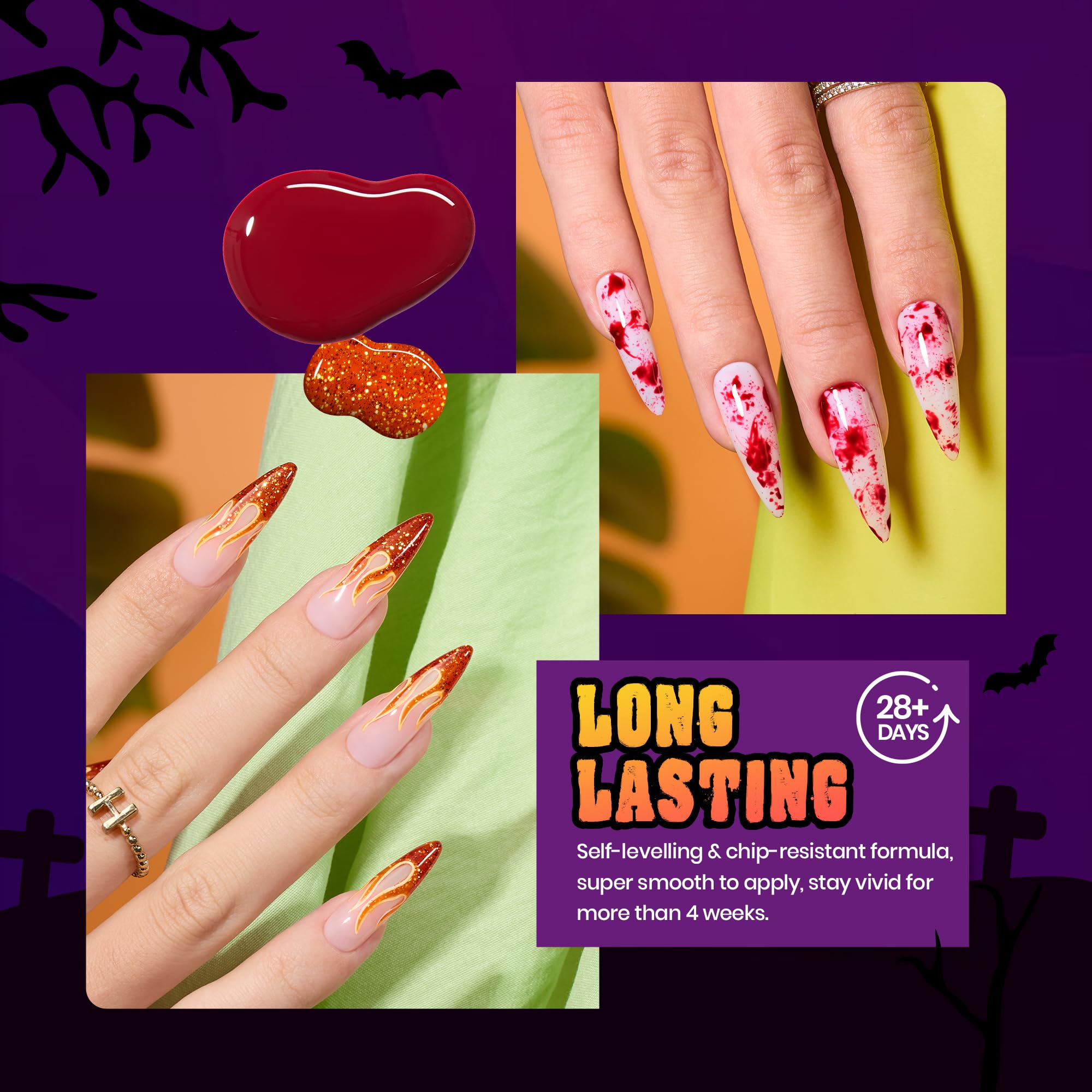 Beetles Gel Polish Hocus Pocus green shade offers fresh fall vibes and durability.